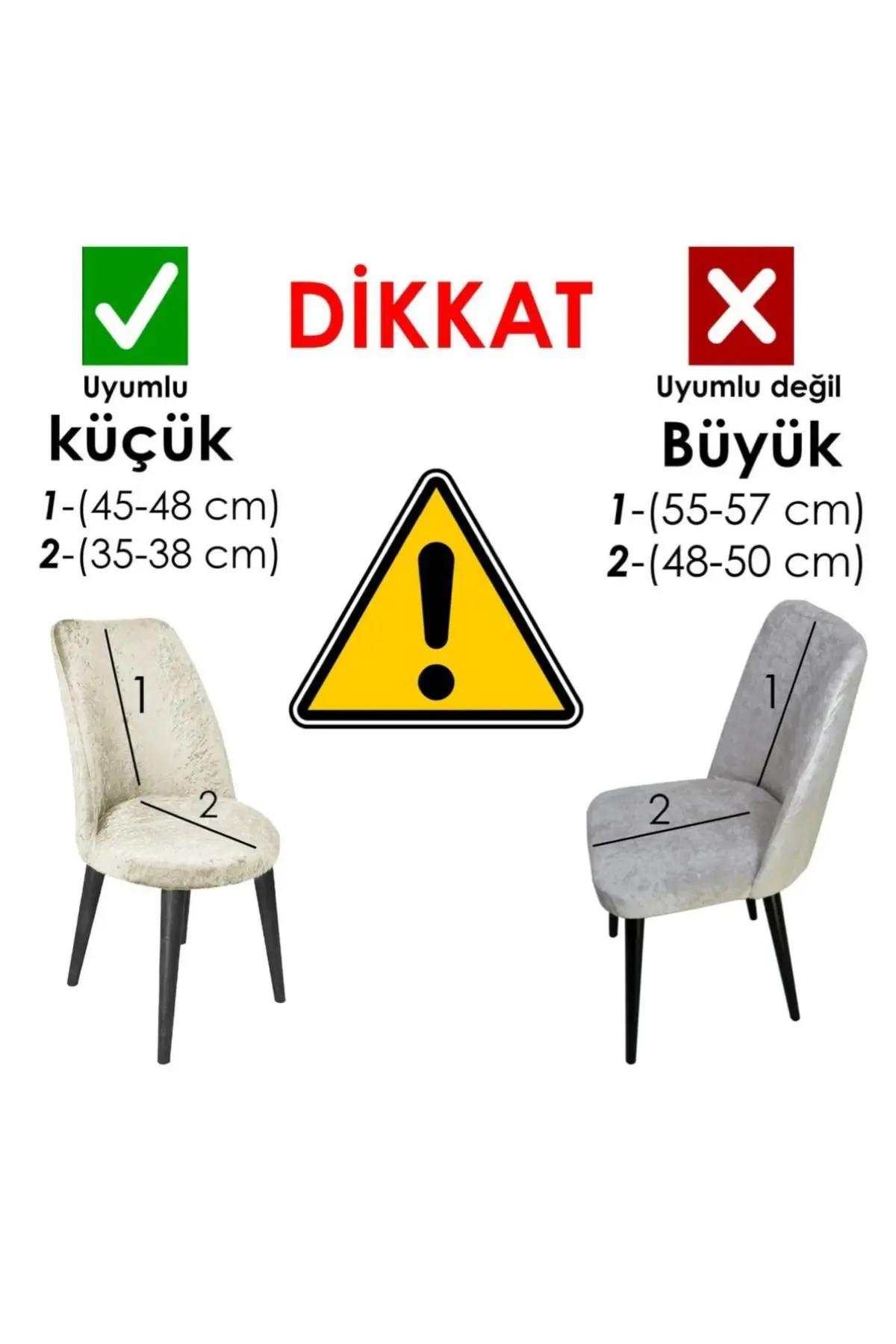 Oval sandalye kılıfı, sandalye örtüsü kare desen tekli
