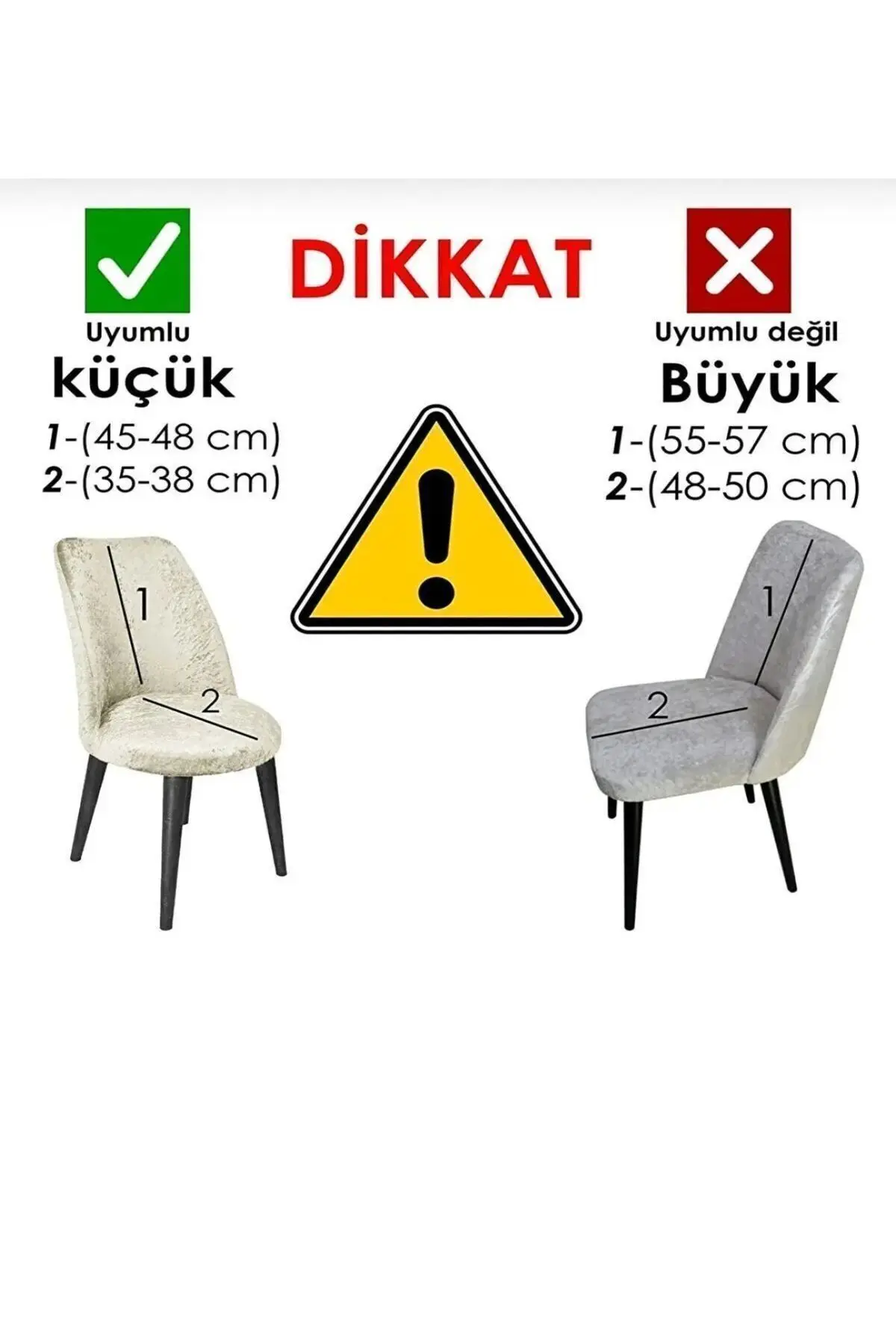 Oval sandalye kılıfı, sandalye örtüsü kare desen tekli