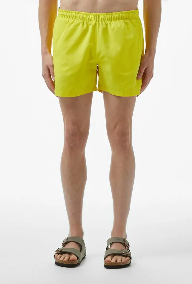 Lacoste Classic Erkek Baskılı Sarı Mayo