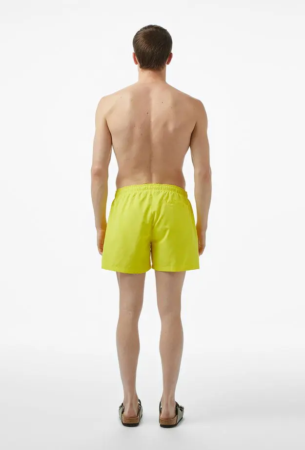 Lacoste Classic Erkek Baskılı Sarı Mayo