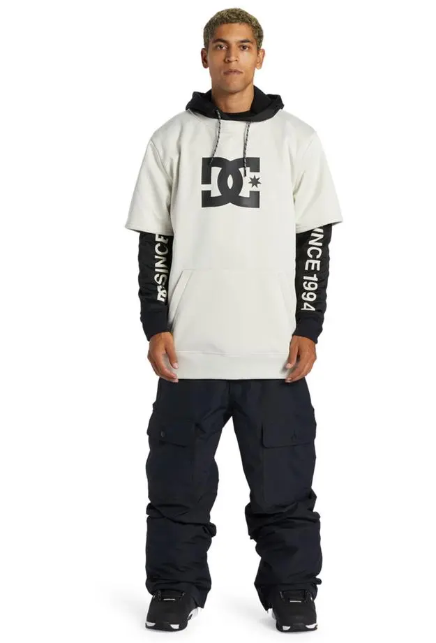 DC Erkek Fleece Dryden Günlük Giyim Açık Gri