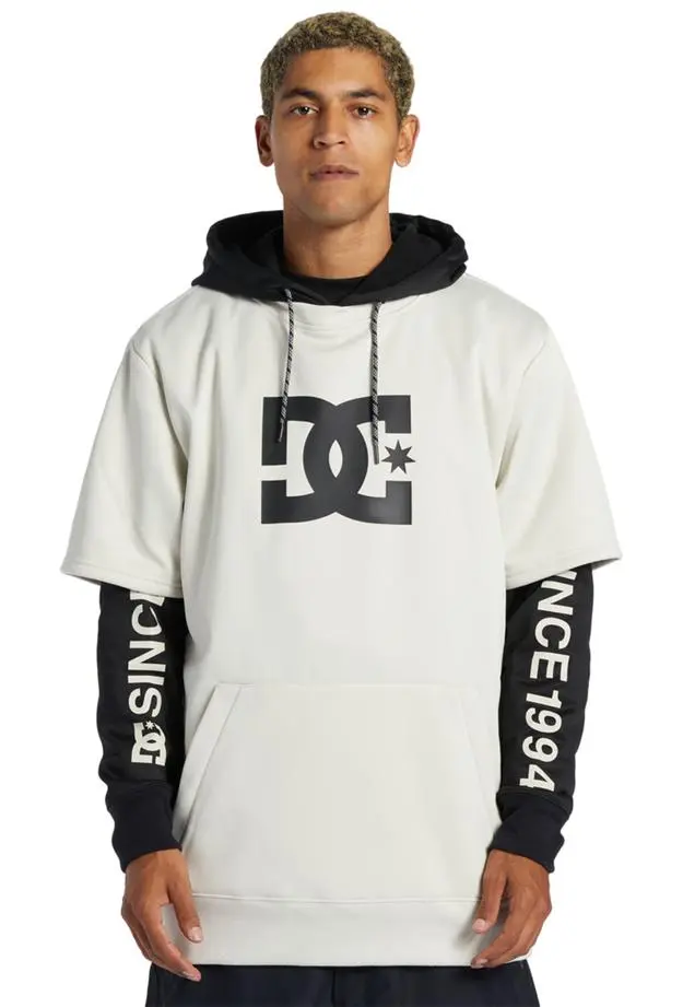 DC Erkek Fleece Dryden Günlük Giyim Açık Gri