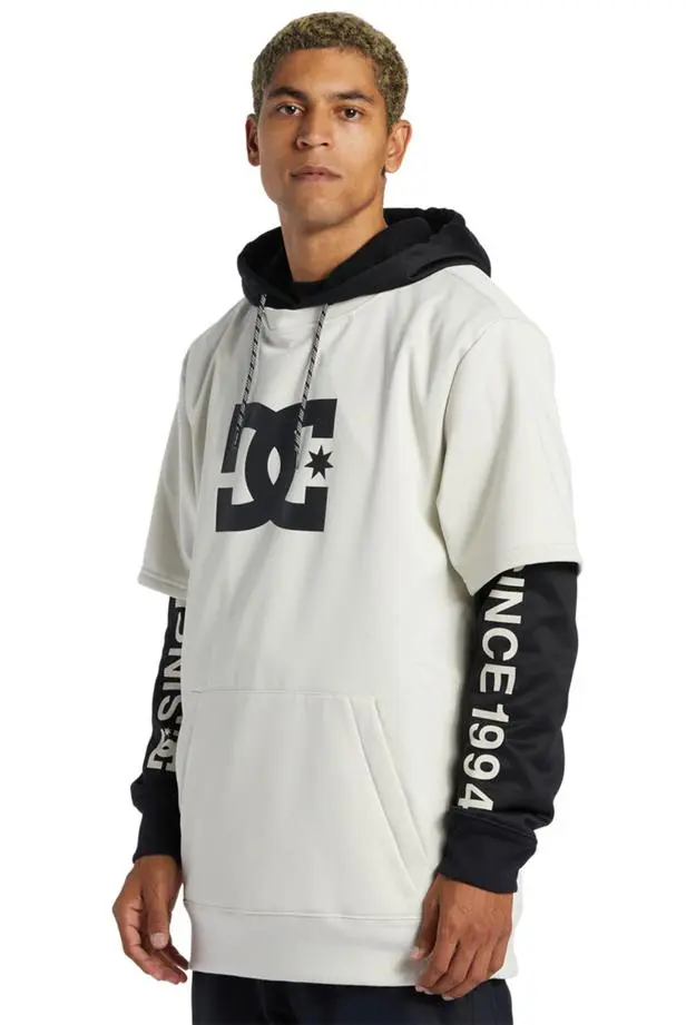 DC Erkek Fleece Dryden Günlük Giyim Açık Gri