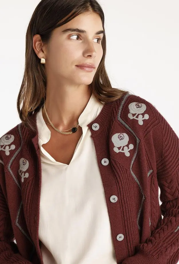 YARGICI Bisiklet Yakalı Hırka