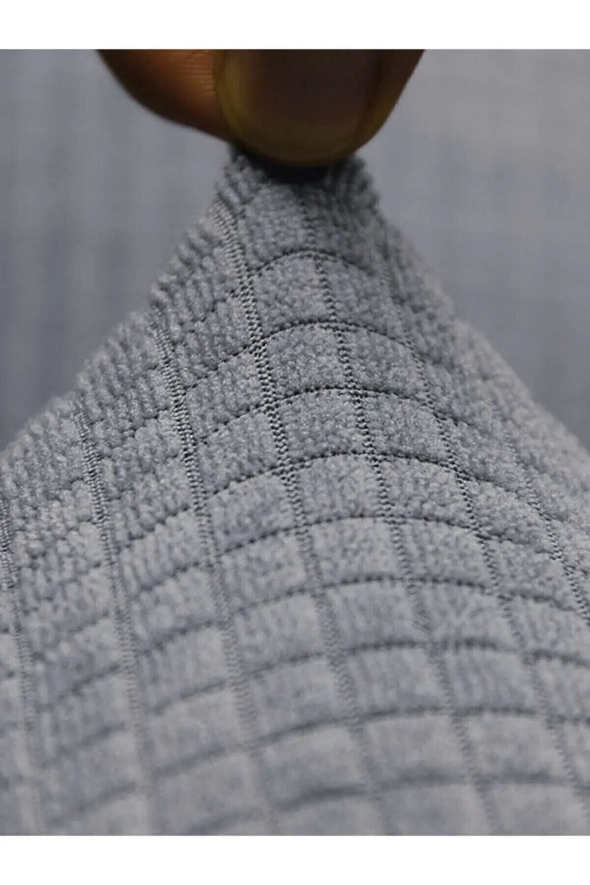 Sandalye Kılıfı ,sandalye Örtüsü ,lastikli, Likrali Yıkanabilir 1 Adet Koyu Gri Renk Chair Cover