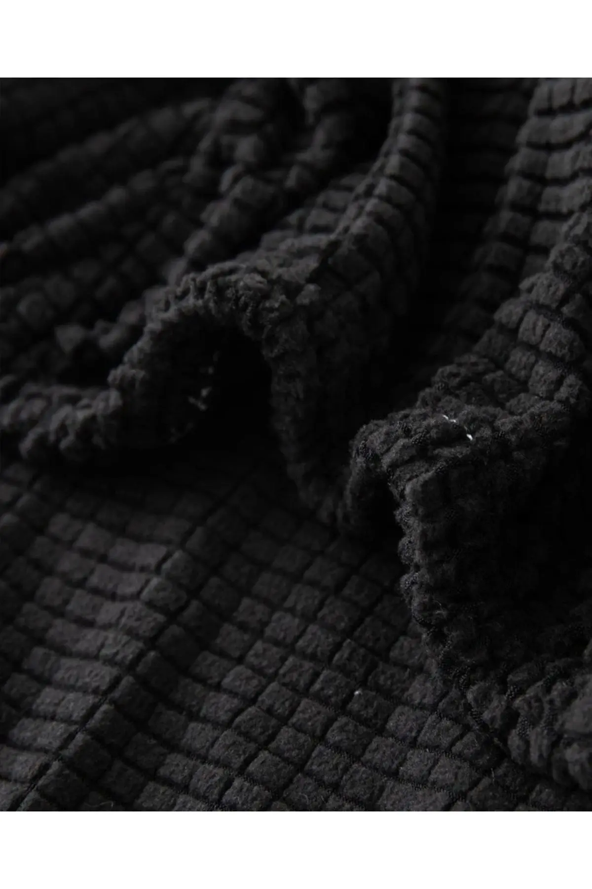 Sandalye Kılıfı ,sandalye Örtüsü ,lastikli, Likrali Yıkanabilir 1 Adet Siyah Renk Chair Cover