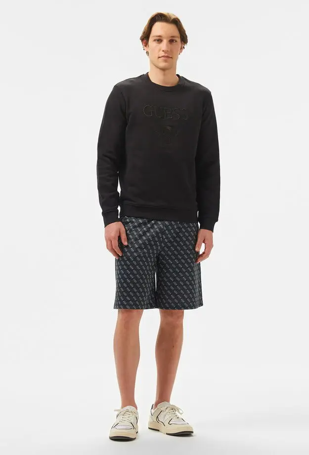 Guess Erkek Siyah Sweatshirt