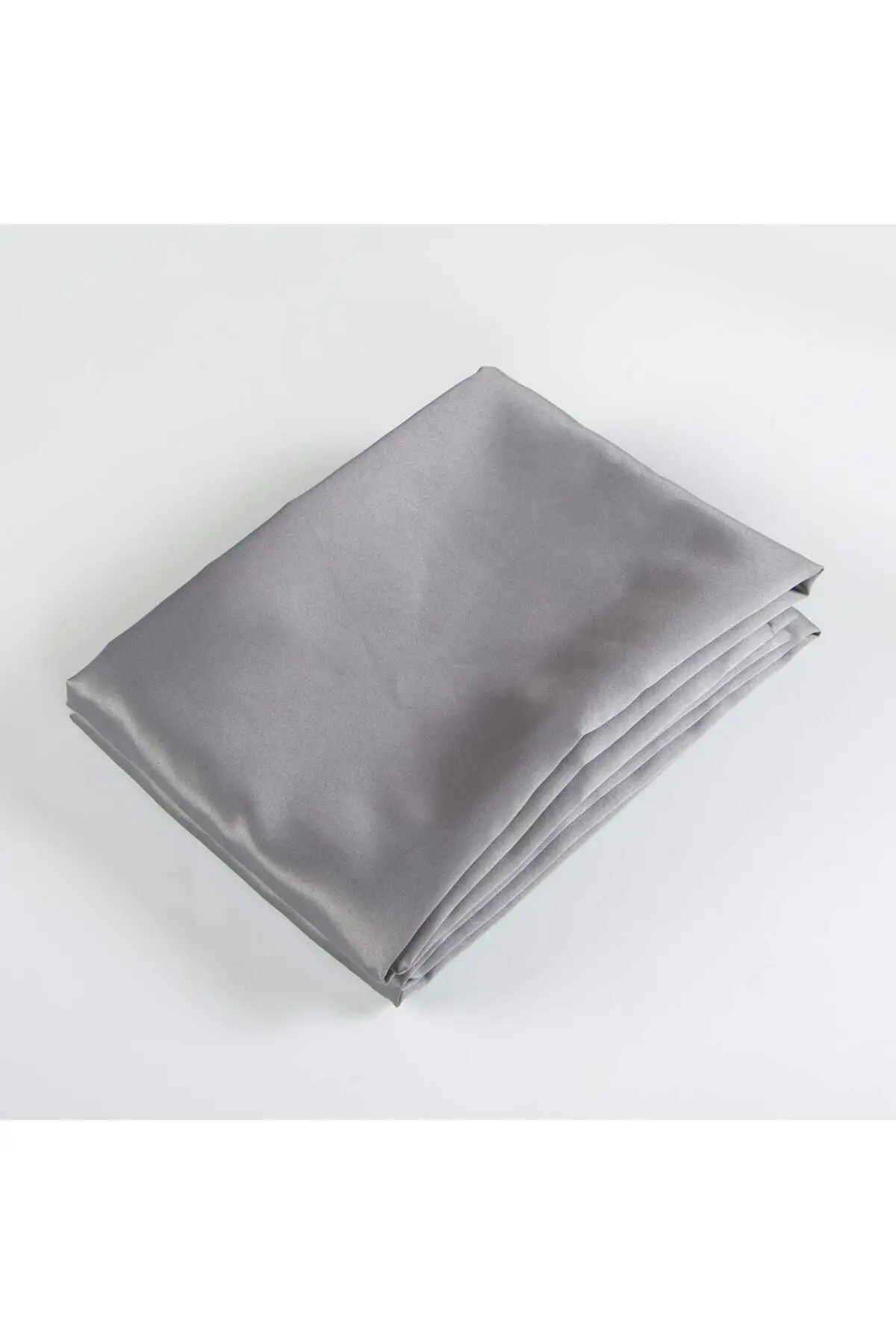 Ipek Saten 50x70 Cm Yastık Kılıfı 2 Adet Kıvırcık Saçlar Koyu Gri 2 Adet