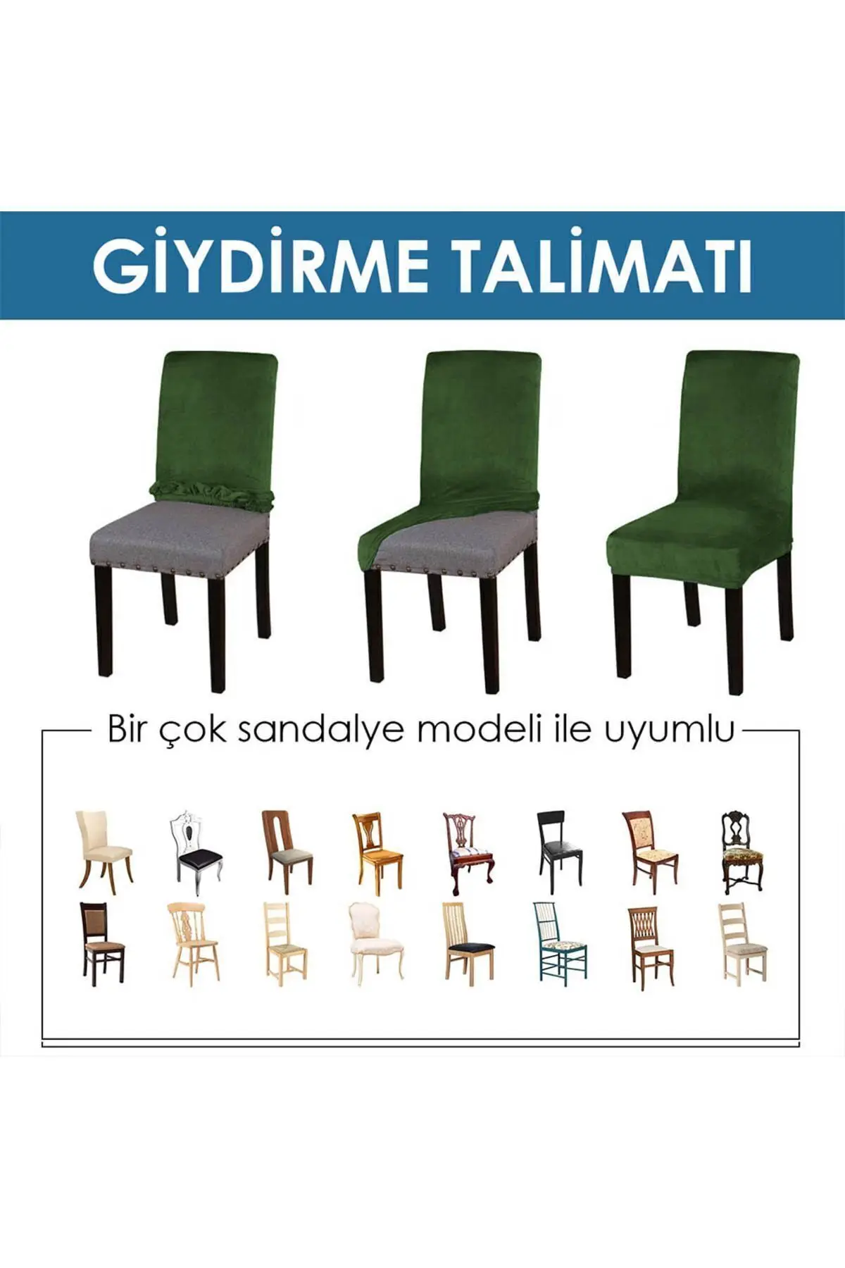 Balpeteği Desen Likra Kumaşlı Tüylenmez Yikanabilir Sandalye Örtüsü Sandalye Kılıfı Yeni Model Tekli