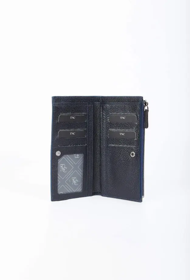 Tamer Tanca Erkek Hakiki Deri Lacivert El Çantası