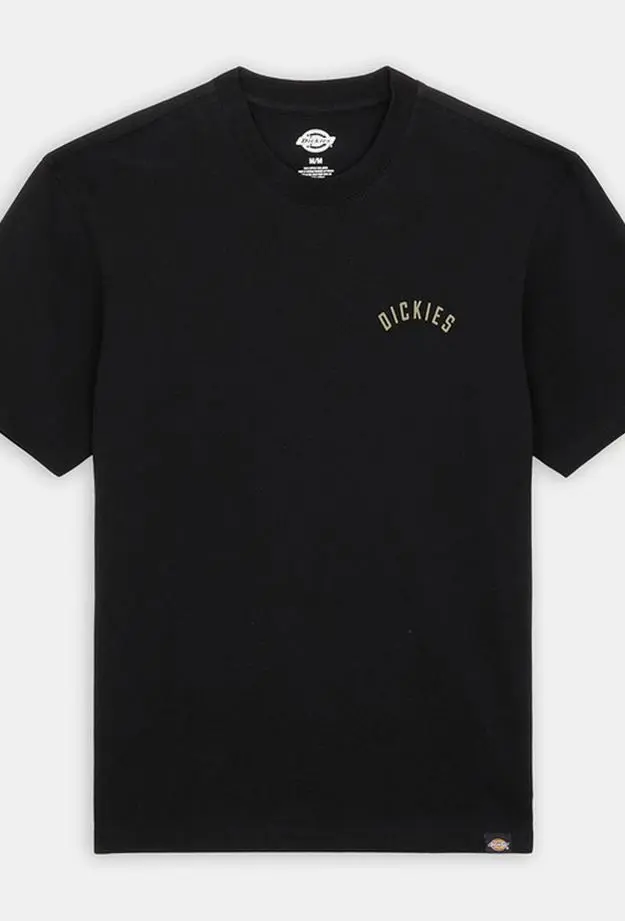 Dickies Panther Kısa Kollu Erkek Siyah T-Shirt
