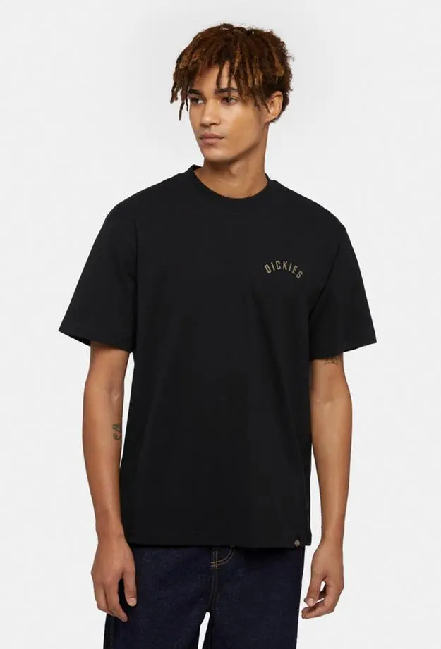 Dickies Dickies Panther Kısa Kollu Erkek Siyah T-Shirt