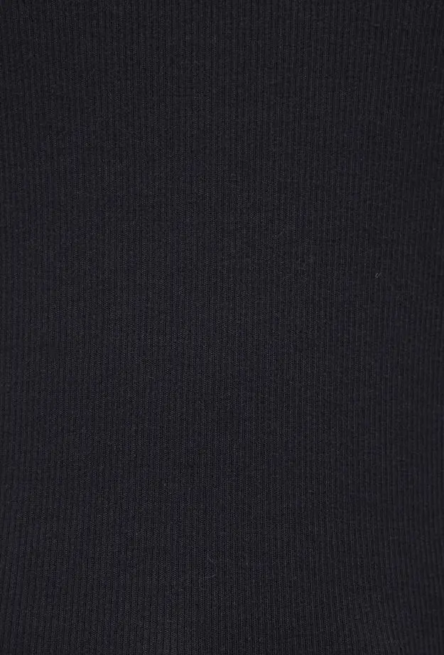 Mavi Uzun Kollu Siyah Basic Tişört Fitted / Vücuda Oturan Kesim 1613040-900