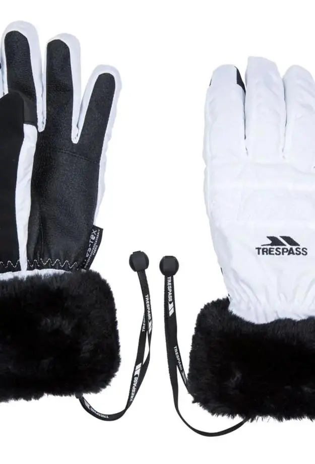 Trespass Yanki - Fe Glove Kadın Beyaz Eldiven