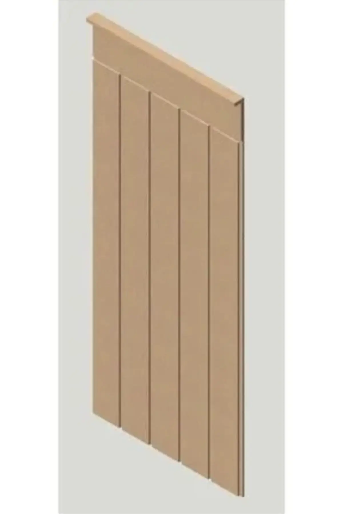 Dekoratif Boyanabilir Duvar Çıtası Duvar Paneli 105x54cm Mdf ,duvar Paneli