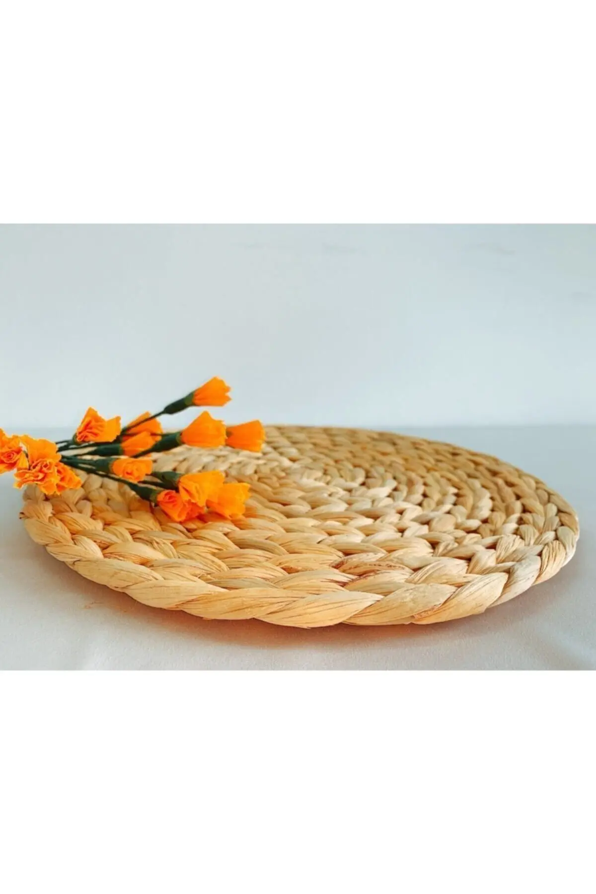 Amerikan Hasır Servis Supla Örme Bambu 35cm