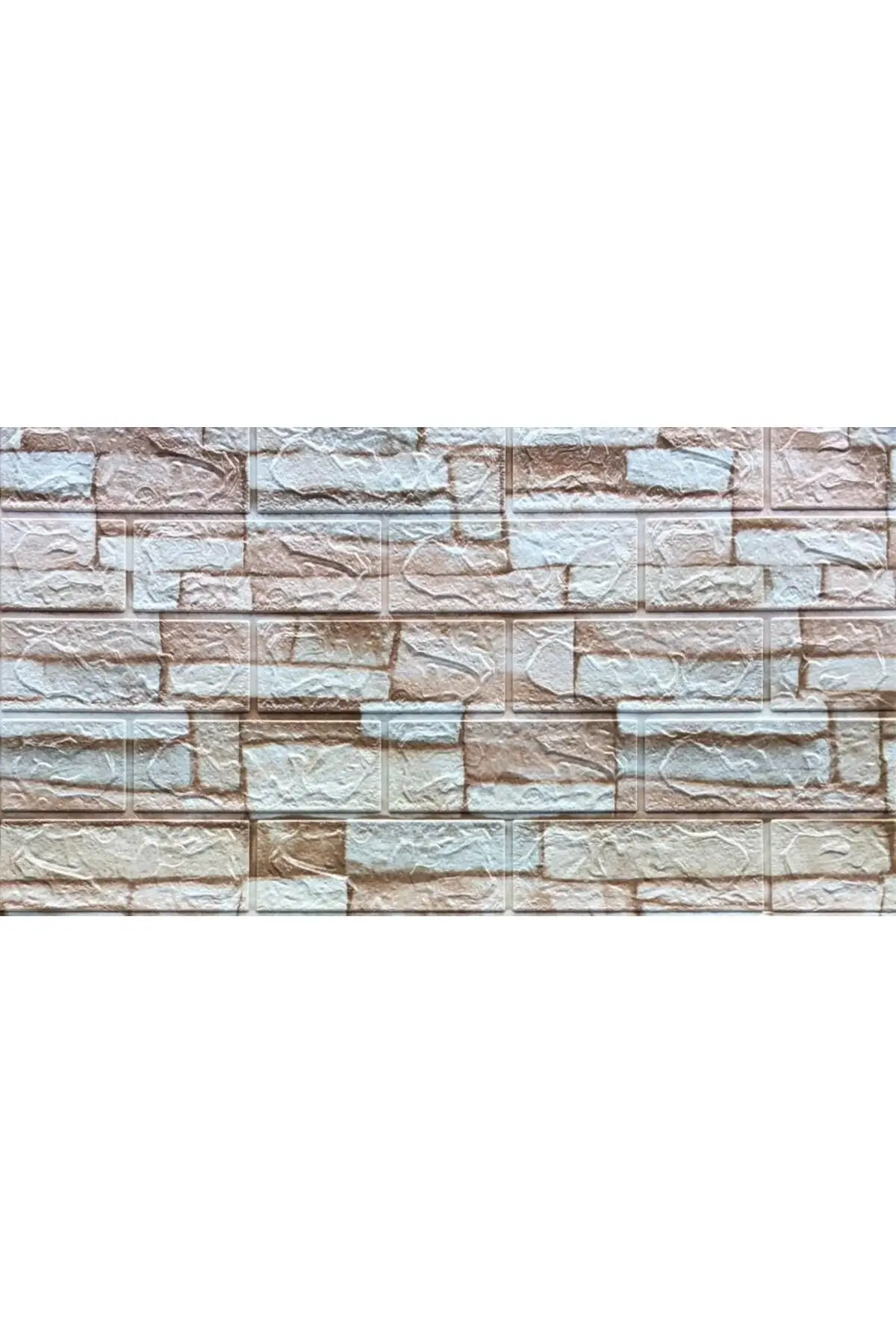 70x38cm(0,26M2) Kahve Köpüğü Tuğla Arkası Yapışkanlı Esnek Silinebilir Duvar Paneli 3d Duvar Kağıdı
