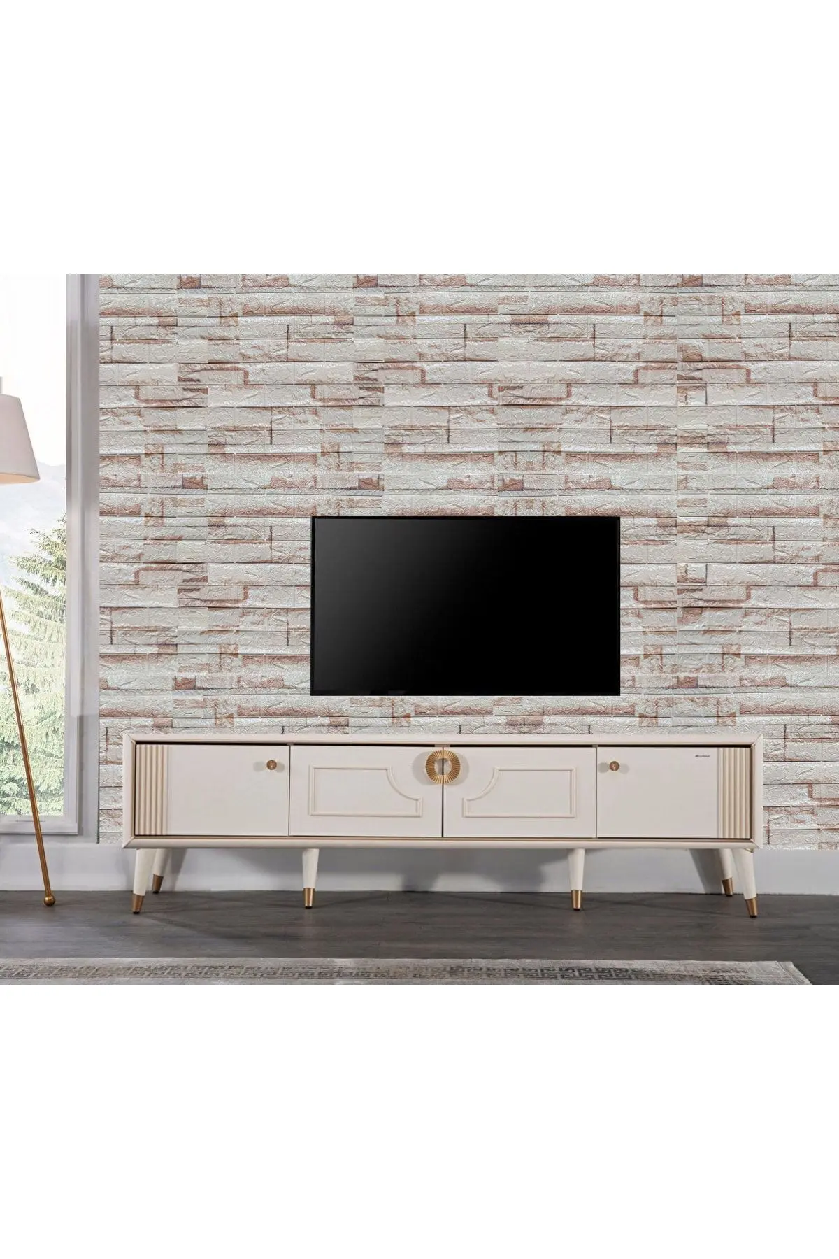 Kendinden Yapışkanlı Kreatif 70x38 Cm Duvar Kağıdı Paneli Nw107