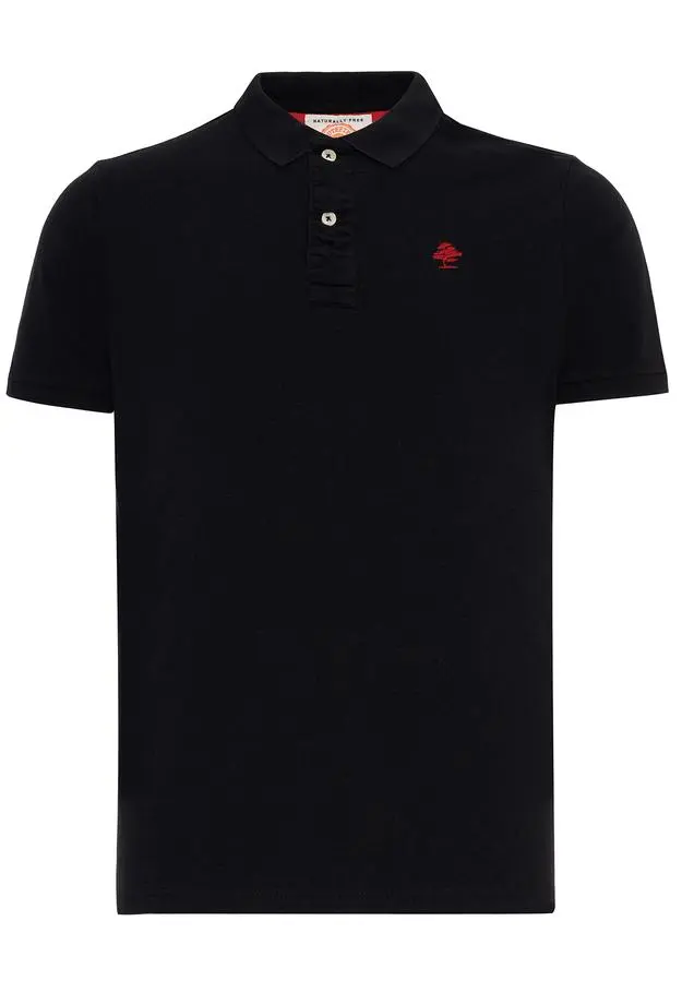 Routefield Routefield Partisan Erkek Siyah Polo Tişört