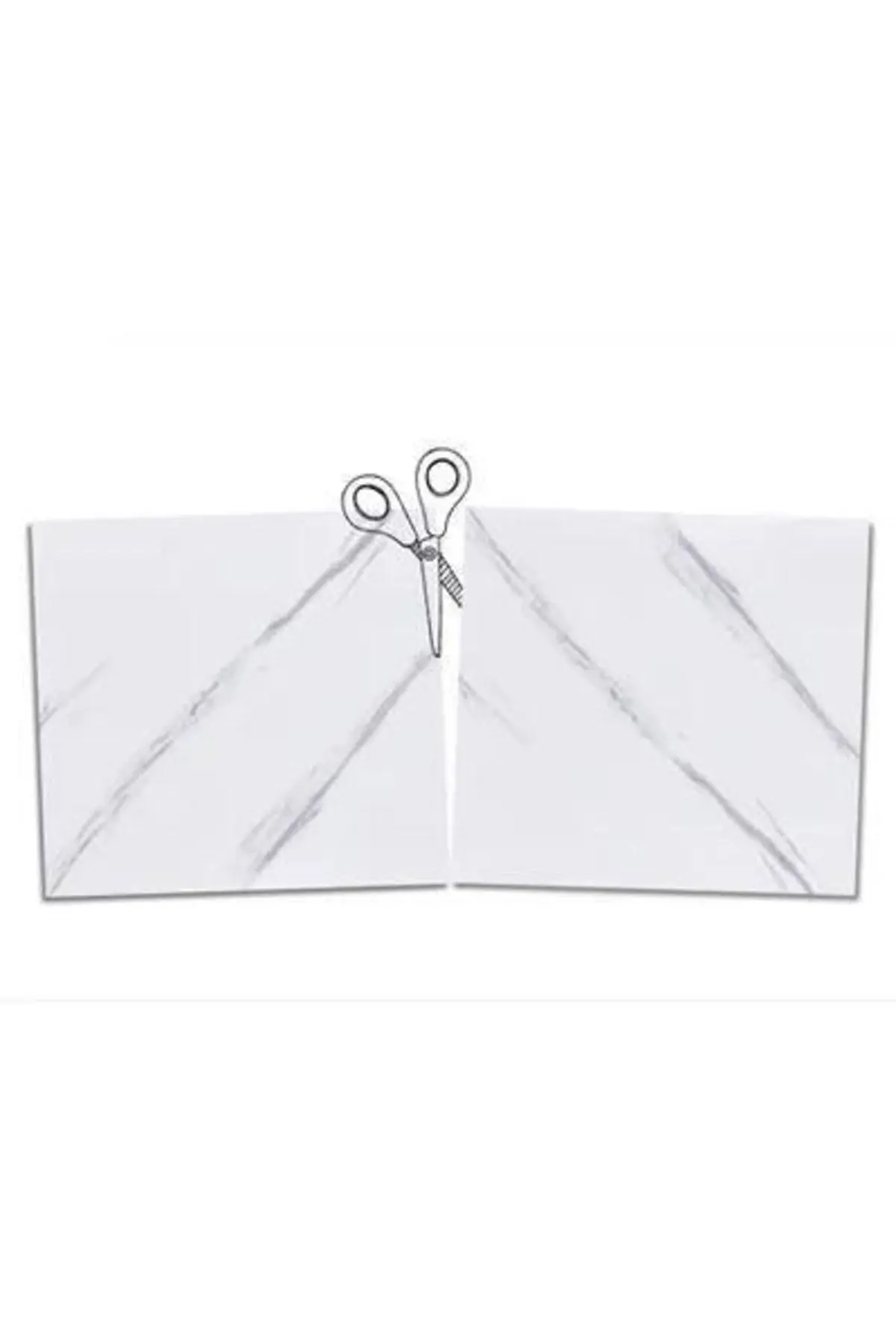 60x30cm Krem Yeşil-gri Damarlı Mermer Desen Yapışkanlı Karavan Prefabrik Banyo Duvar Kaplama Paneli
