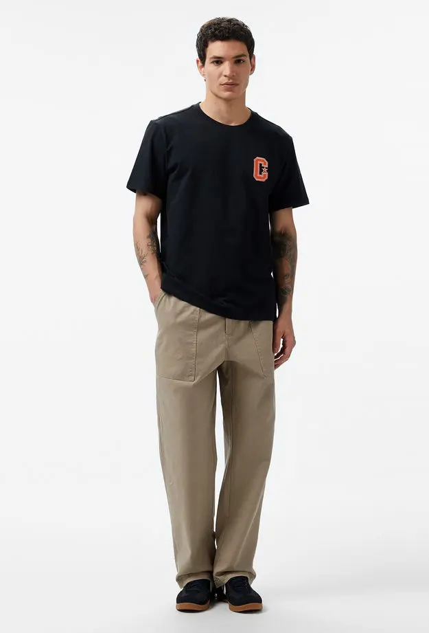 Converse Retro Graphic Erkek Siyah T-Shirt
