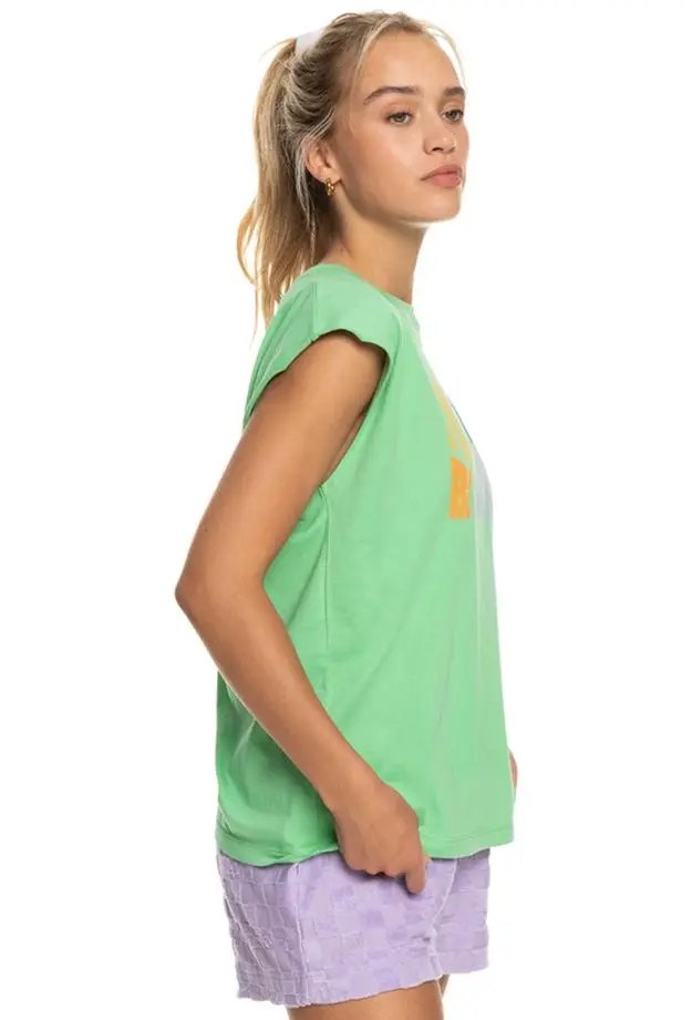 Roxy Smell Of Sea J Kadın Yeşil Tişört