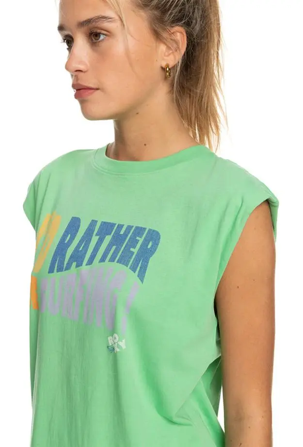 Roxy Smell Of Sea J Kadın Yeşil Tişört