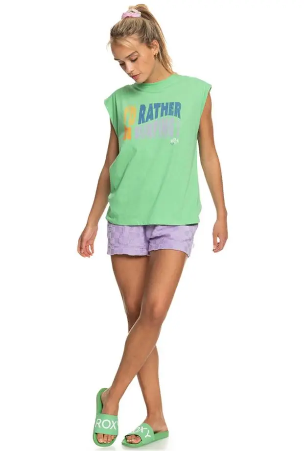 Roxy Smell Of Sea J Kadın Yeşil Tişört