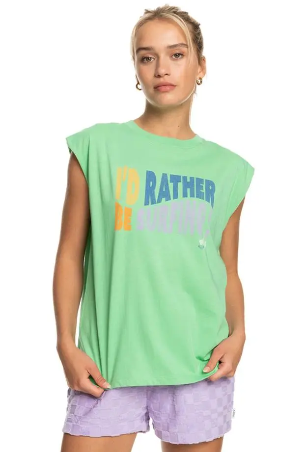 Roxy Roxy Smell Of Sea J Kadın Yeşil Tişört