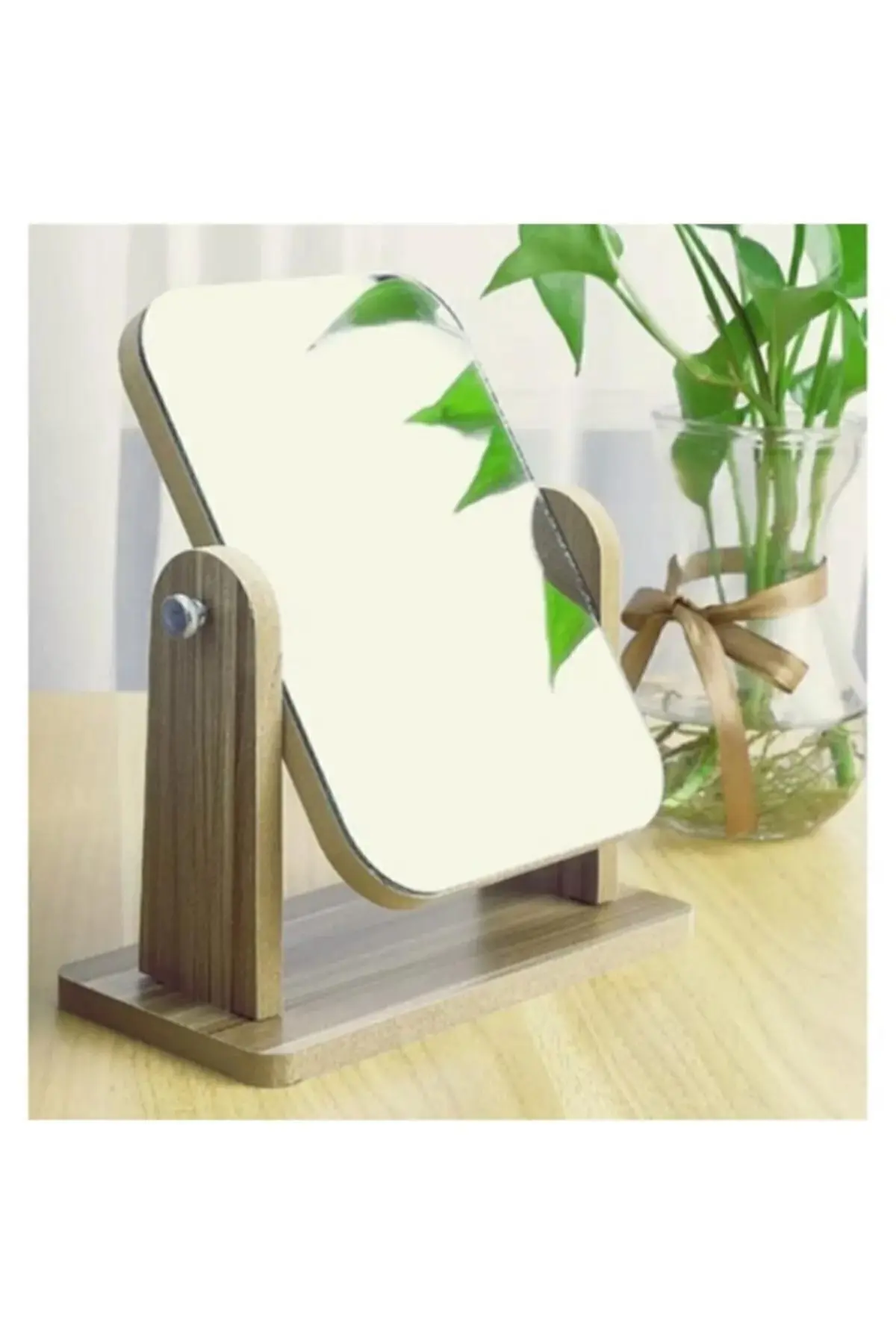 El Aynası Masa Aynası Makyaj Aynası Ayarlanabilir Kare Makeup Mirror 18cm