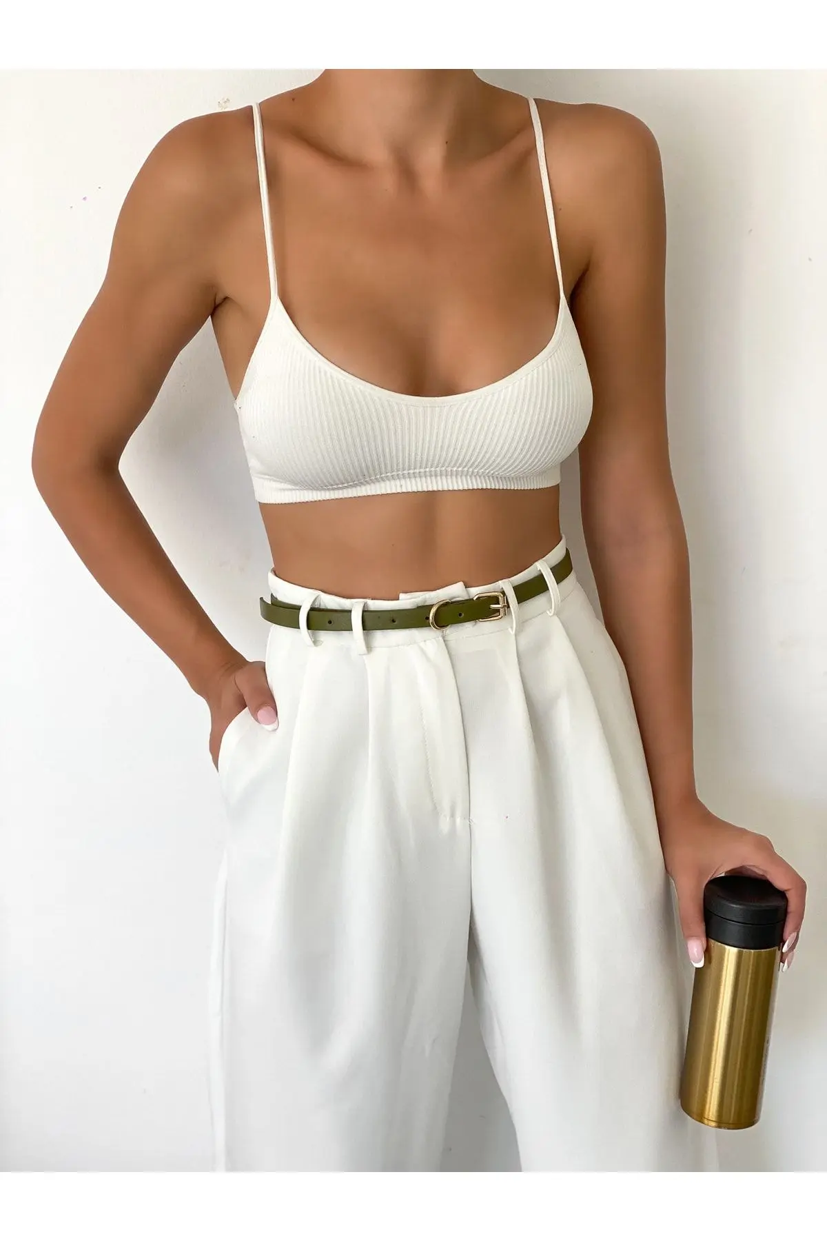 Basic 2'li Set Kırmızı & Haki