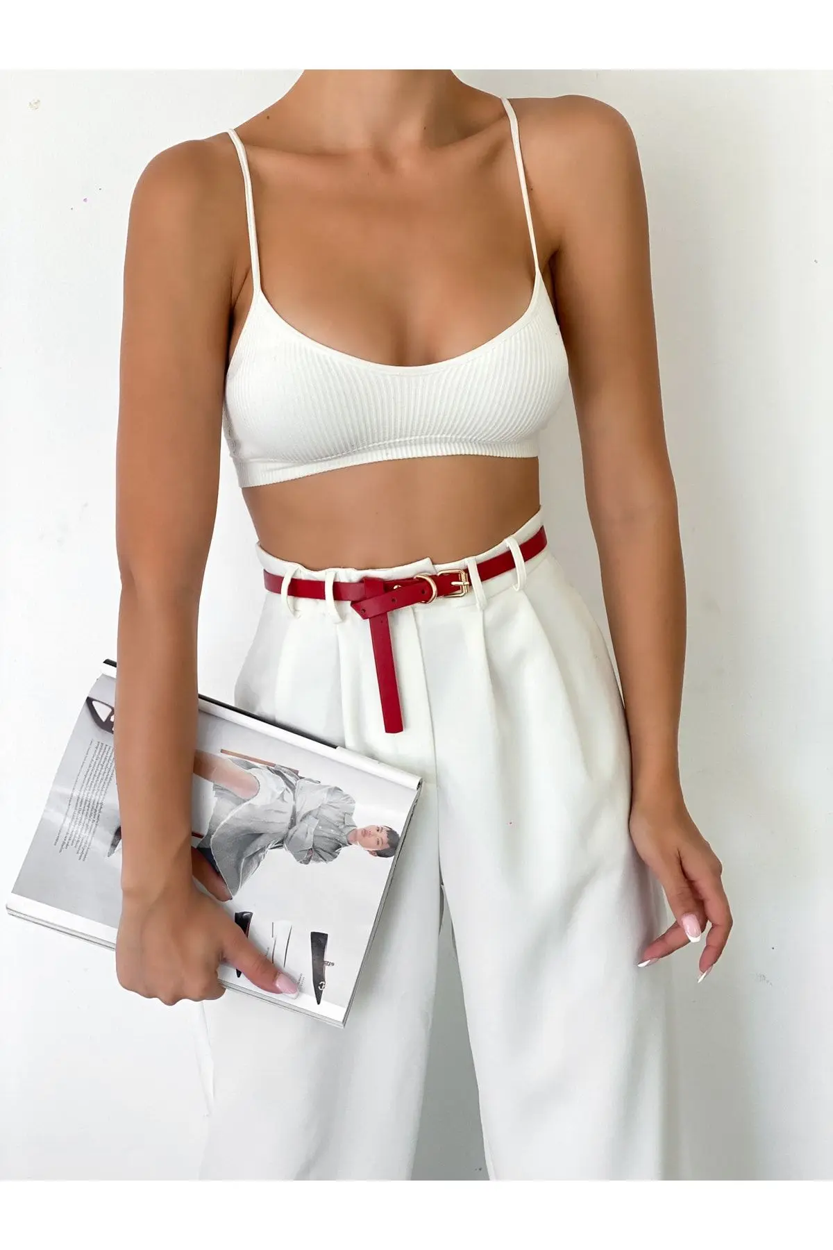 Basic 2'li Set Kırmızı & Haki