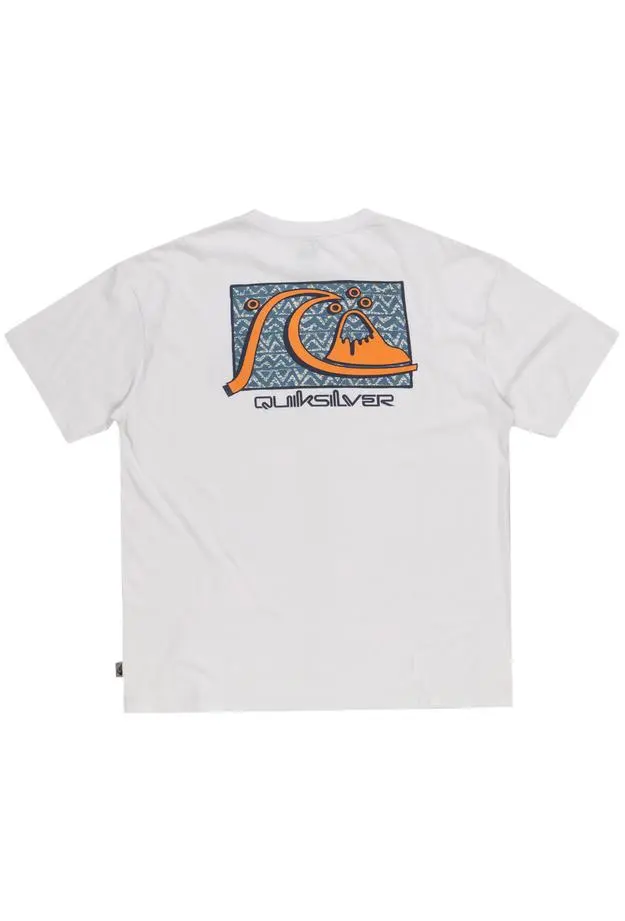 Quiksilver Take Us Back Bubble Erkek Beyaz Tişört