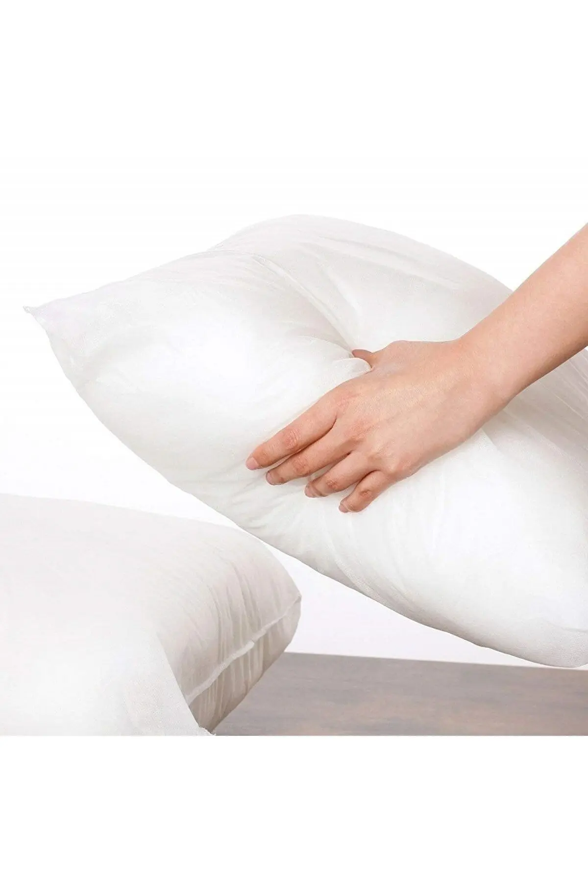 4'lü Kırlent Dolgun Kare Iç Yastık 45x45 550 gr Antialerjik Elyaf Koltuk Yastıgı