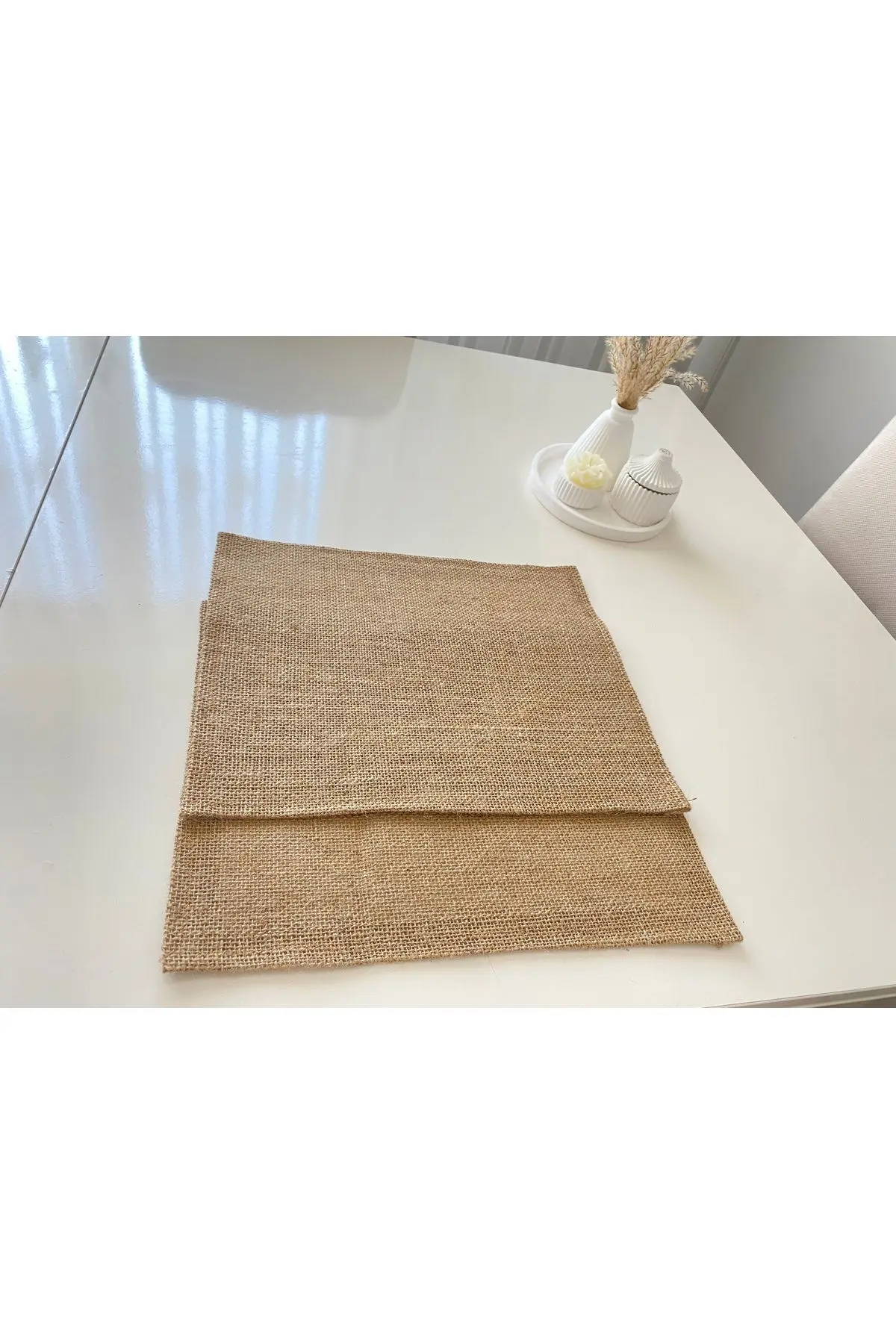 2 Adet Jüt Sofra Sunum Tabak Altlığı Supla Amerikan Servisi 45x35