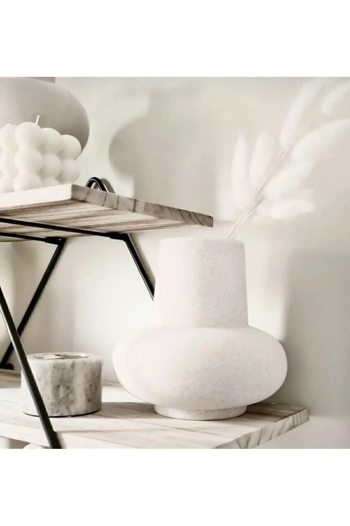 Camber Dekoratif Vazo Pampas Vazosu Lal Vazo Dekoratif Obje Vazo Pinterest Vazo