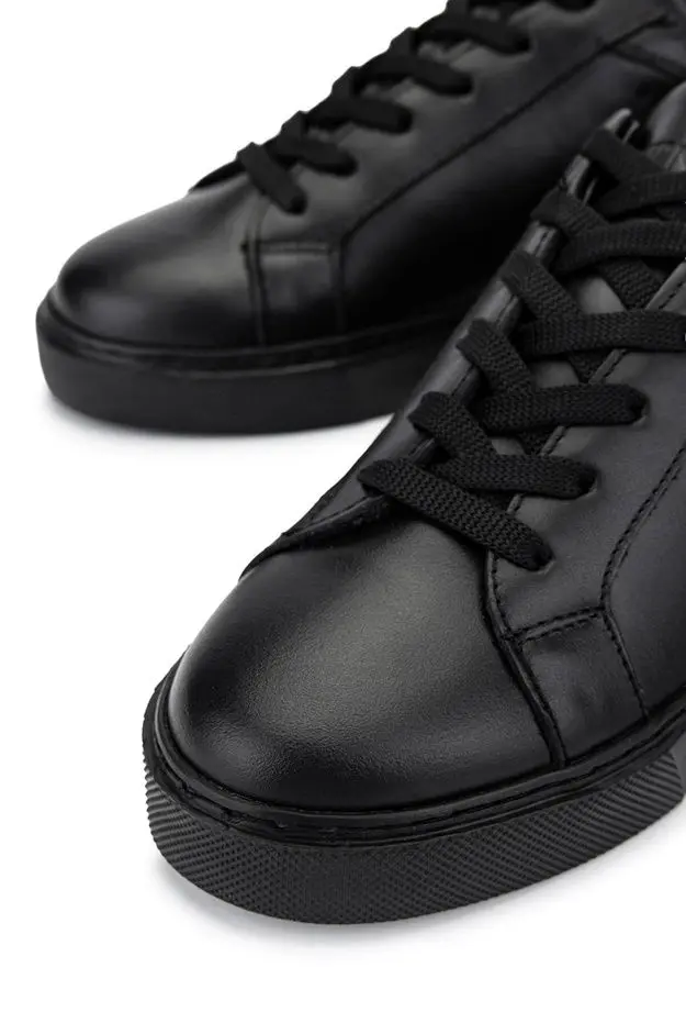 Tamer Tanca Kadın Deri/Tekstil Siyah Sneakers & Spor Ayakkabı