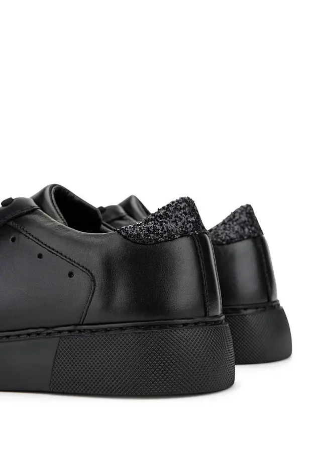 Tamer Tanca Kadın Deri/Tekstil Siyah Sneakers & Spor Ayakkabı