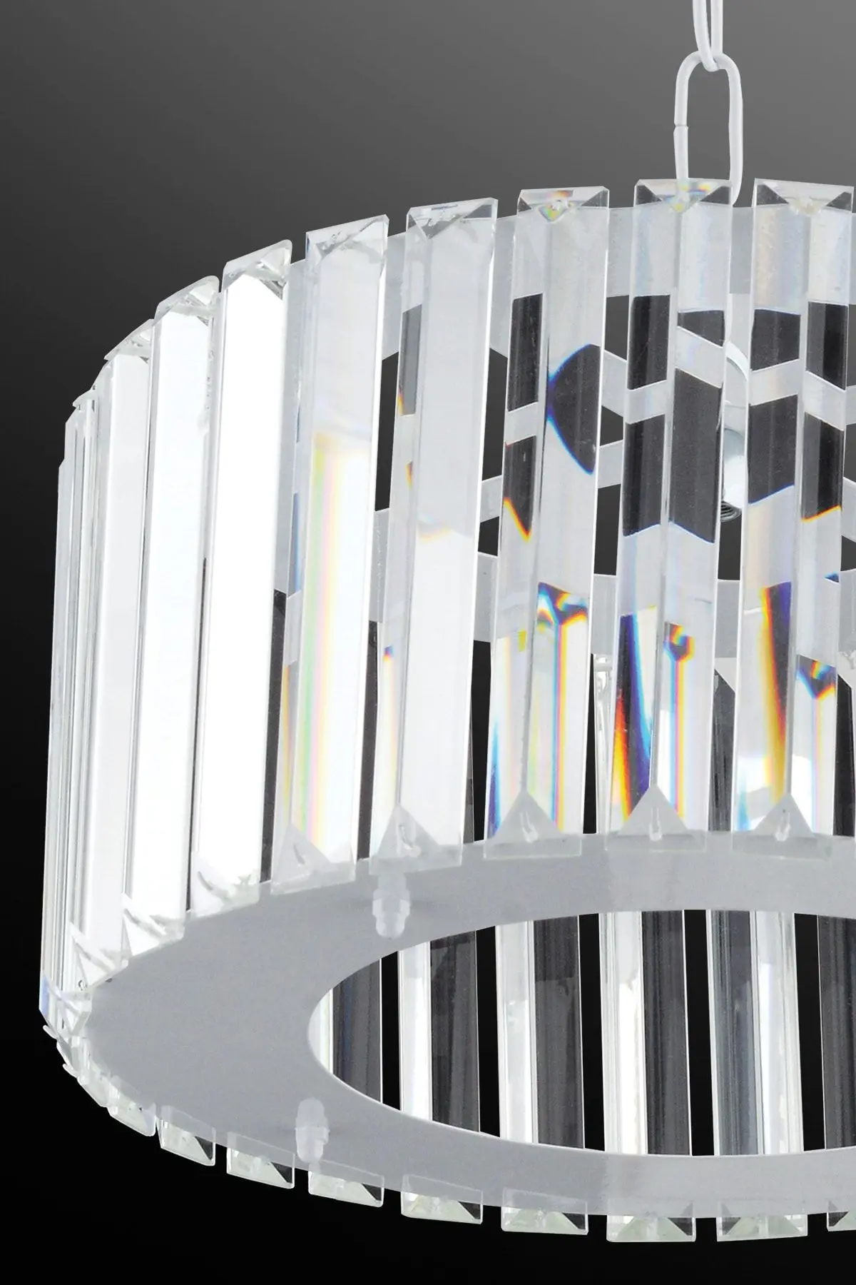 Lüx Elmas Beyaz Lüx Kristal Taşlı Avize