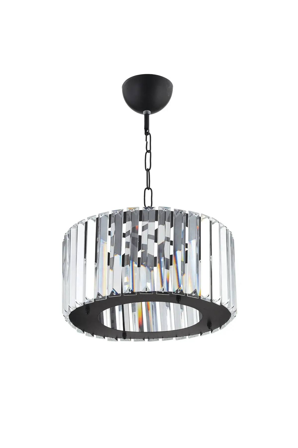 Lüx Elmas Siyah Lüx Kristal Taşlı Avize