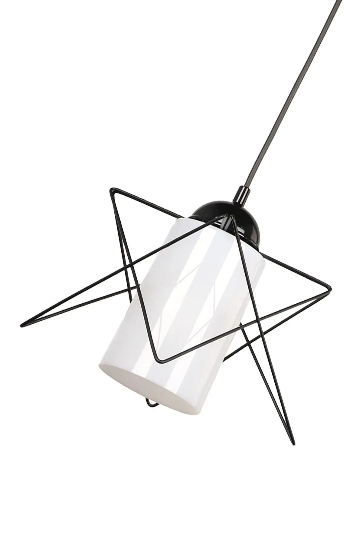 2 Adet Modes Tekli Siyah-beyaz Akrilik