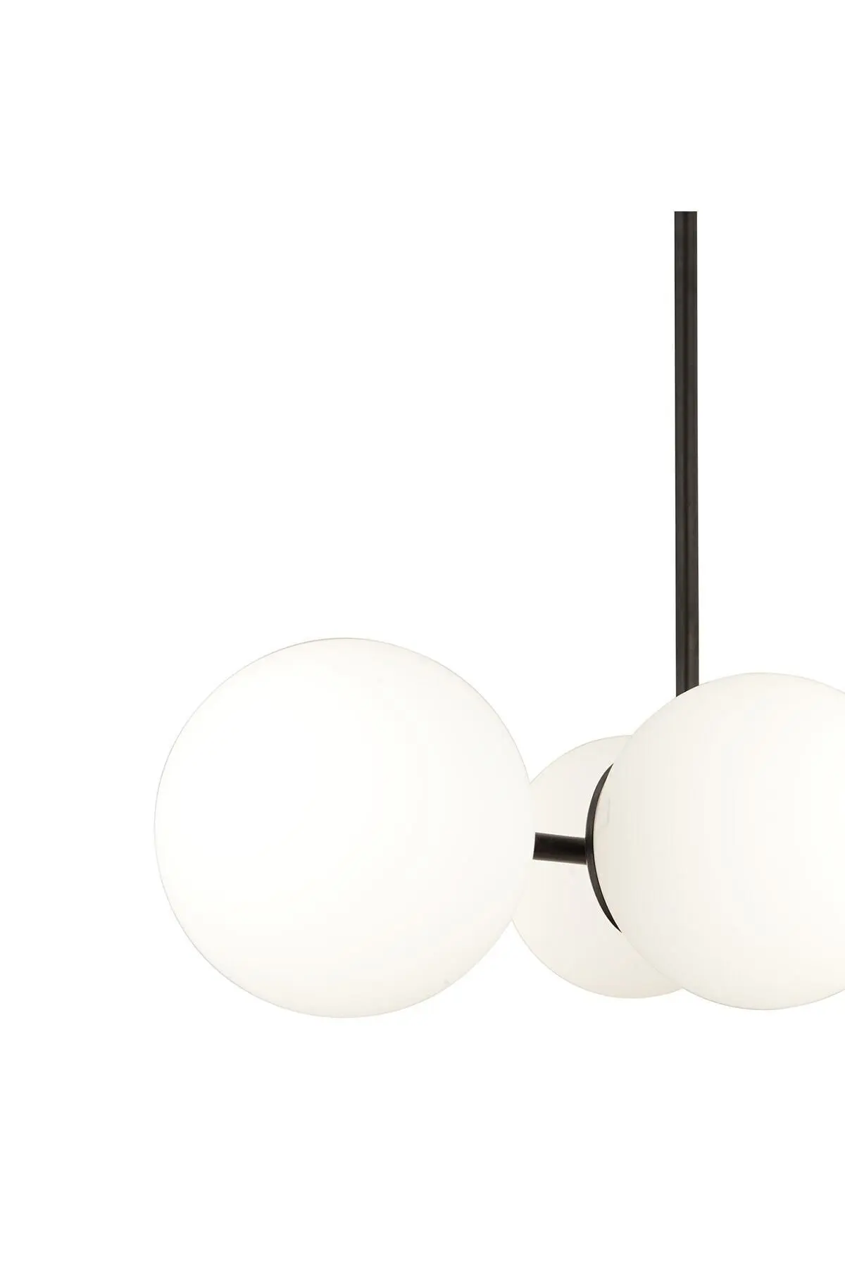 Lema 4Lü Siyah Modern Yemek Masası Üstü Yatak odası Salon Avize