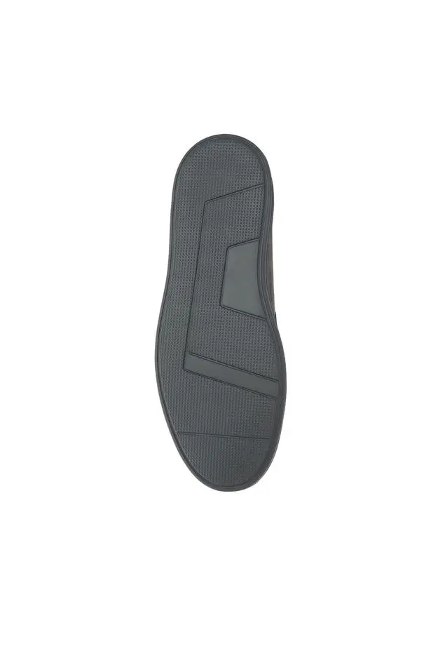 George Hogg Erkek Gri Süet Loafer