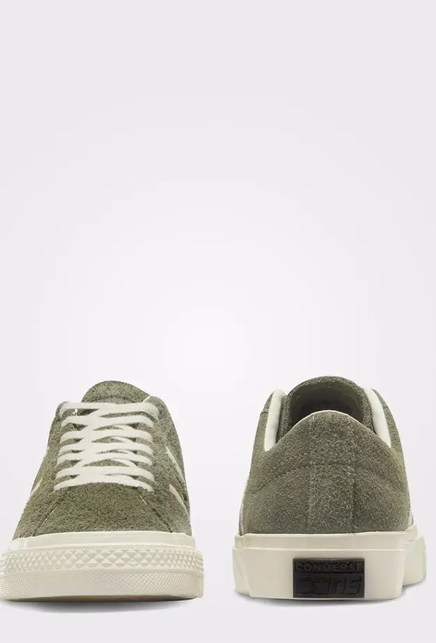 Converse One Star Academy Pro Unisex Yeşil Süet Sneaker