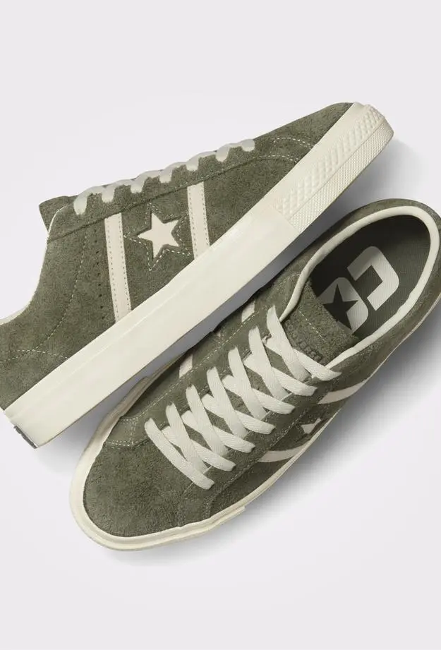Converse One Star Academy Pro Unisex Yeşil Süet Sneaker
