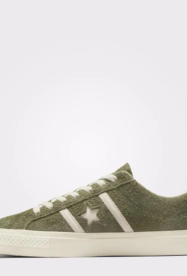 Converse One Star Academy Pro Unisex Yeşil Süet Sneaker