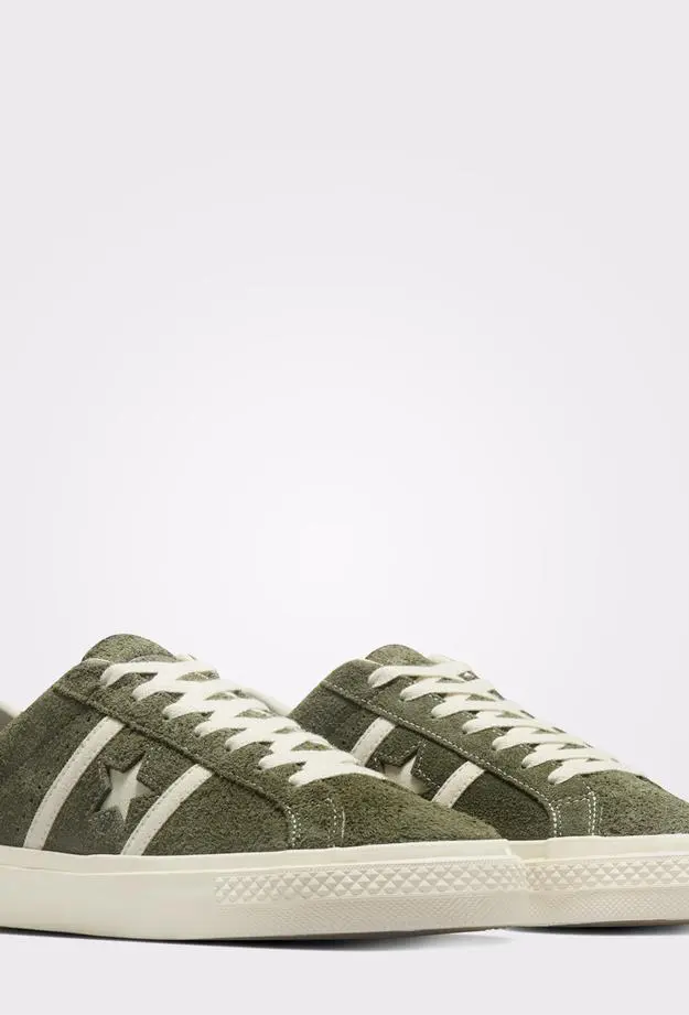 Converse One Star Academy Pro Unisex Yeşil Süet Sneaker