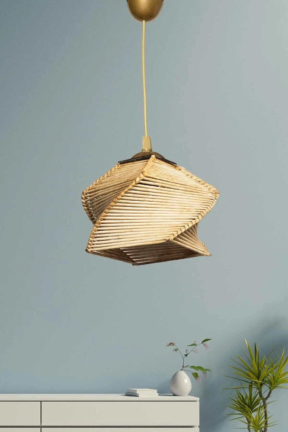 hmydesign Stylo Handmade Tekli Sarkıt Natural Hnmd-42