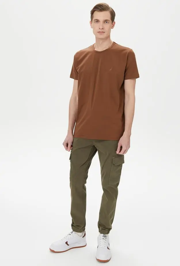 Nautica Nautica Erkek Kahverengi T-Shirt
