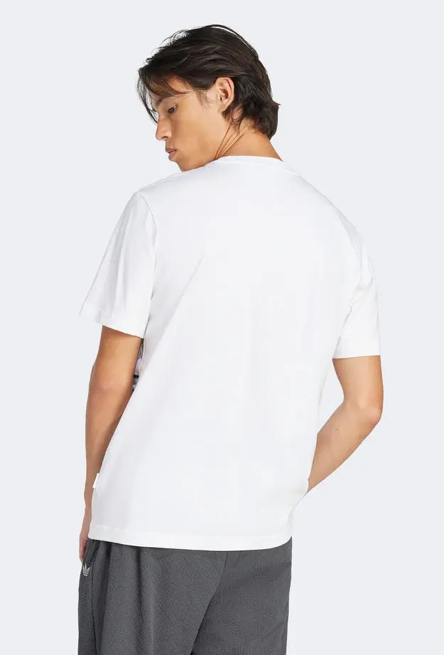 adidas Q12 Ts Street Erkek Beyaz T-Shirt
